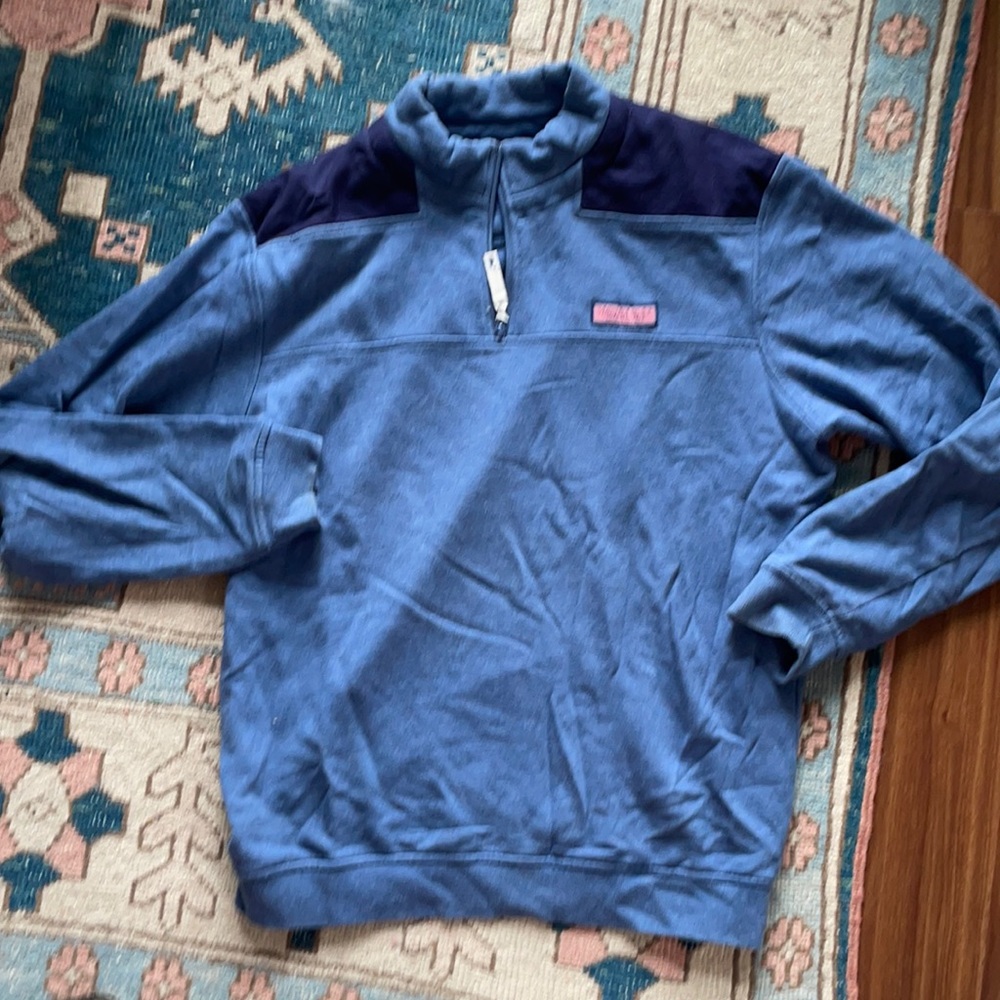 Vineyard Vines Blue Quarter zip